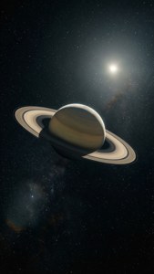 Mysterious Dark Saturn