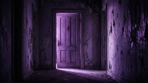 Mysterious Door Grunge