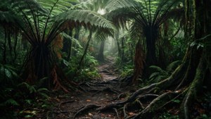 Mysterious Forest Path