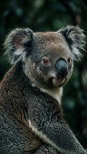 Mysterious Koala Glance