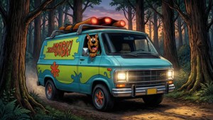 Mystery Machine Night Drive
