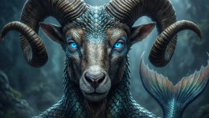Mystic Sea-Goat Face