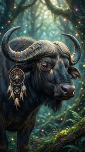 Mystical Buffalo Dreamcatcher