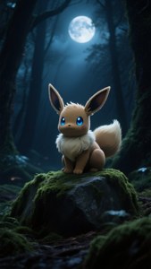 Mystical Eevee in Forest