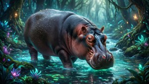 Mystical Fantasy Hippo