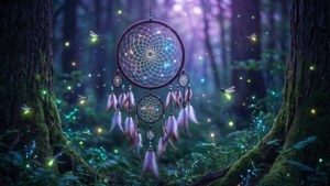 Mystical Forest Dream Catcher