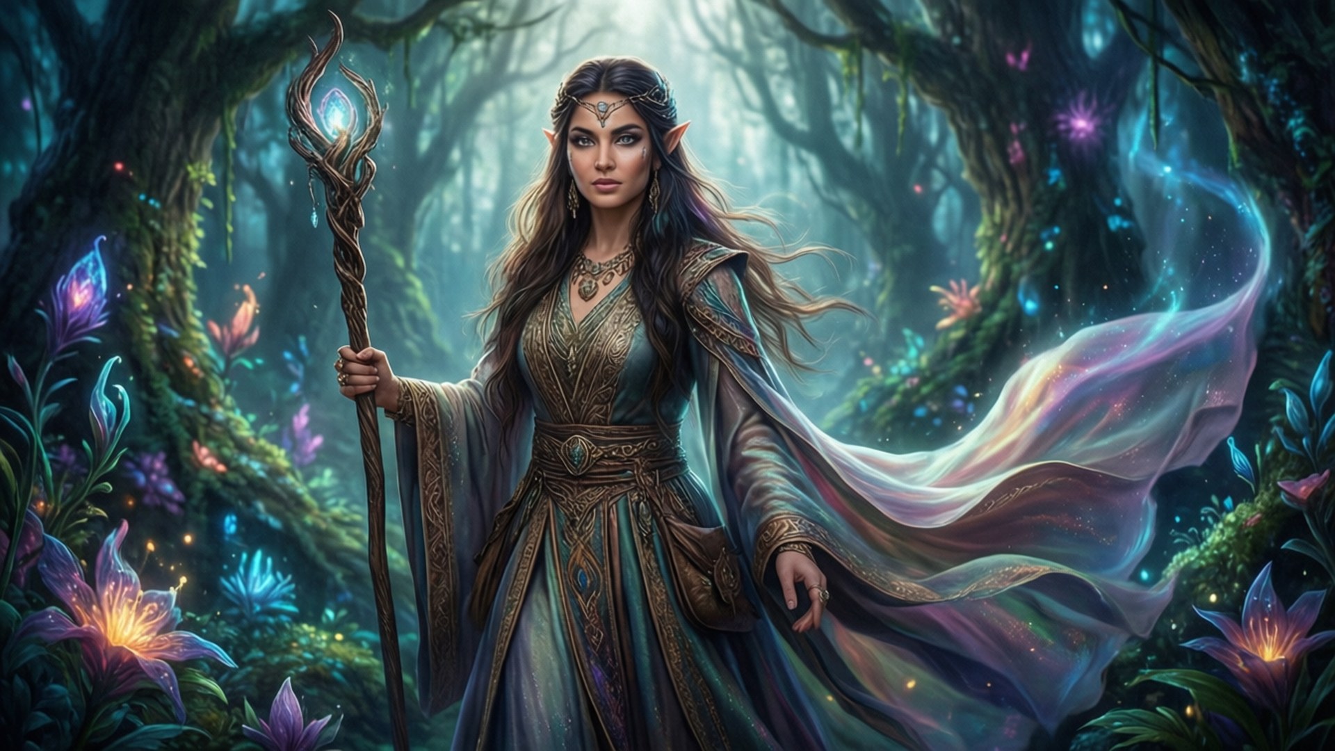Mystical Forest Fantasy by Wallpapers.art Studio