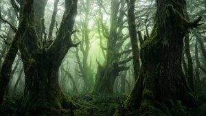 Mystical Forest Fog