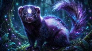 Mystical Glowing Skunk