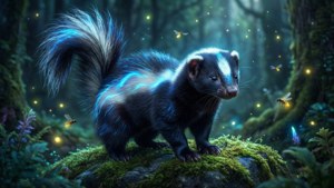 Mystical Glowing Skunk