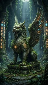 Mystical Griffin Statue