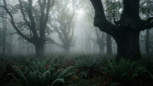 Mystical Morning Mist in Vernon Forest