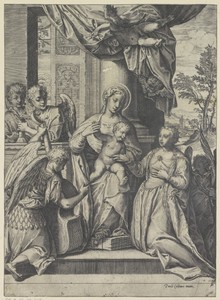 Mystieke huwelijk van de heilige Catharina