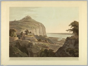 N.W. View of Rotas Ghur, Bahar, from "Oriental Scenery: Twenty Four Views in Hindoostan"