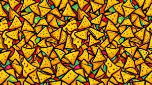 Nacho Pattern Pop Art