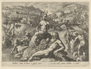 Nachtelijk vissen met hamer en schepnet