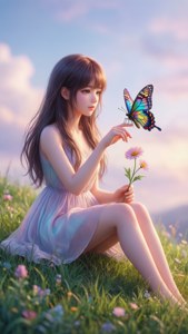 Nana and Butterfly