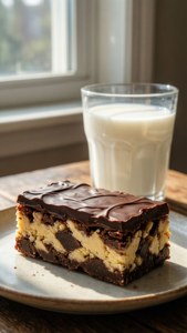 Nanaimo Bar with Milk