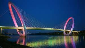 Nanjing Eye at Night