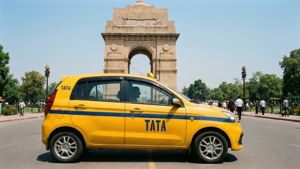 Nano Taxi at India Gate
