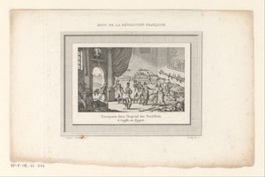 Napoleon bezoekt de zieken in Jaffa
