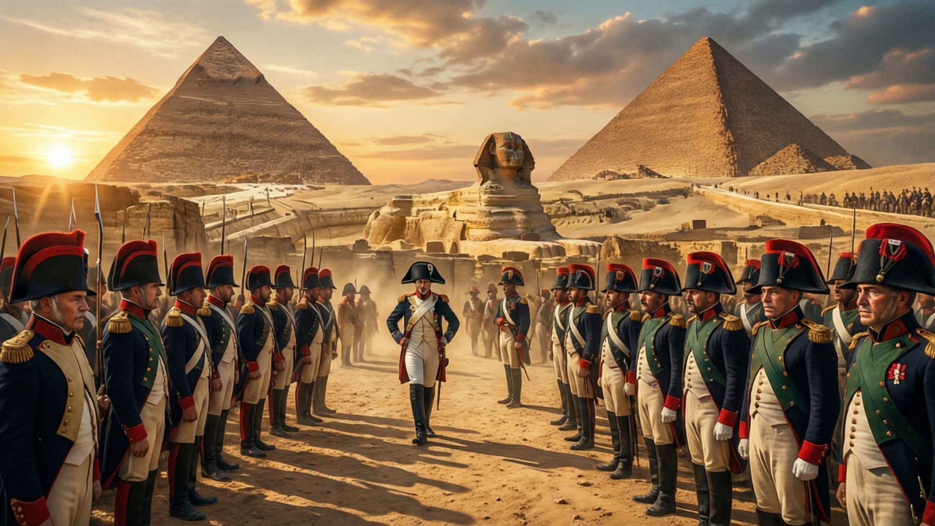 Napoleon in Egypt by Wallpapers.art Studio