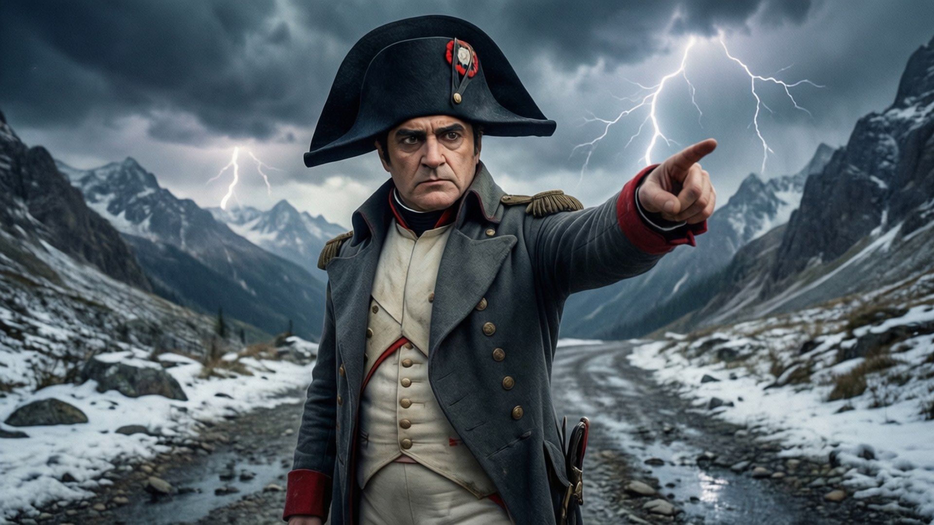 Napoleon in the Storm by Wallpapers.art Studio