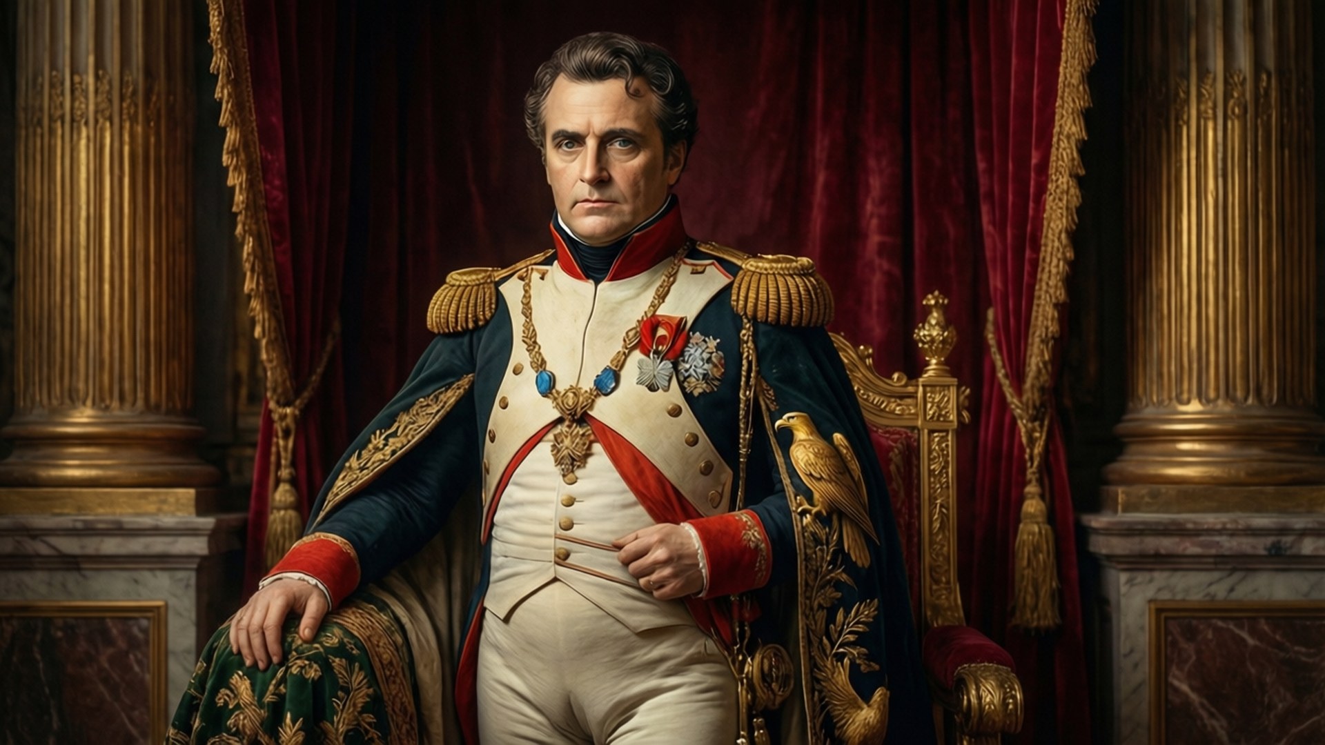 Napoleon's Coronation Splendor by Wallpapers.art Studio