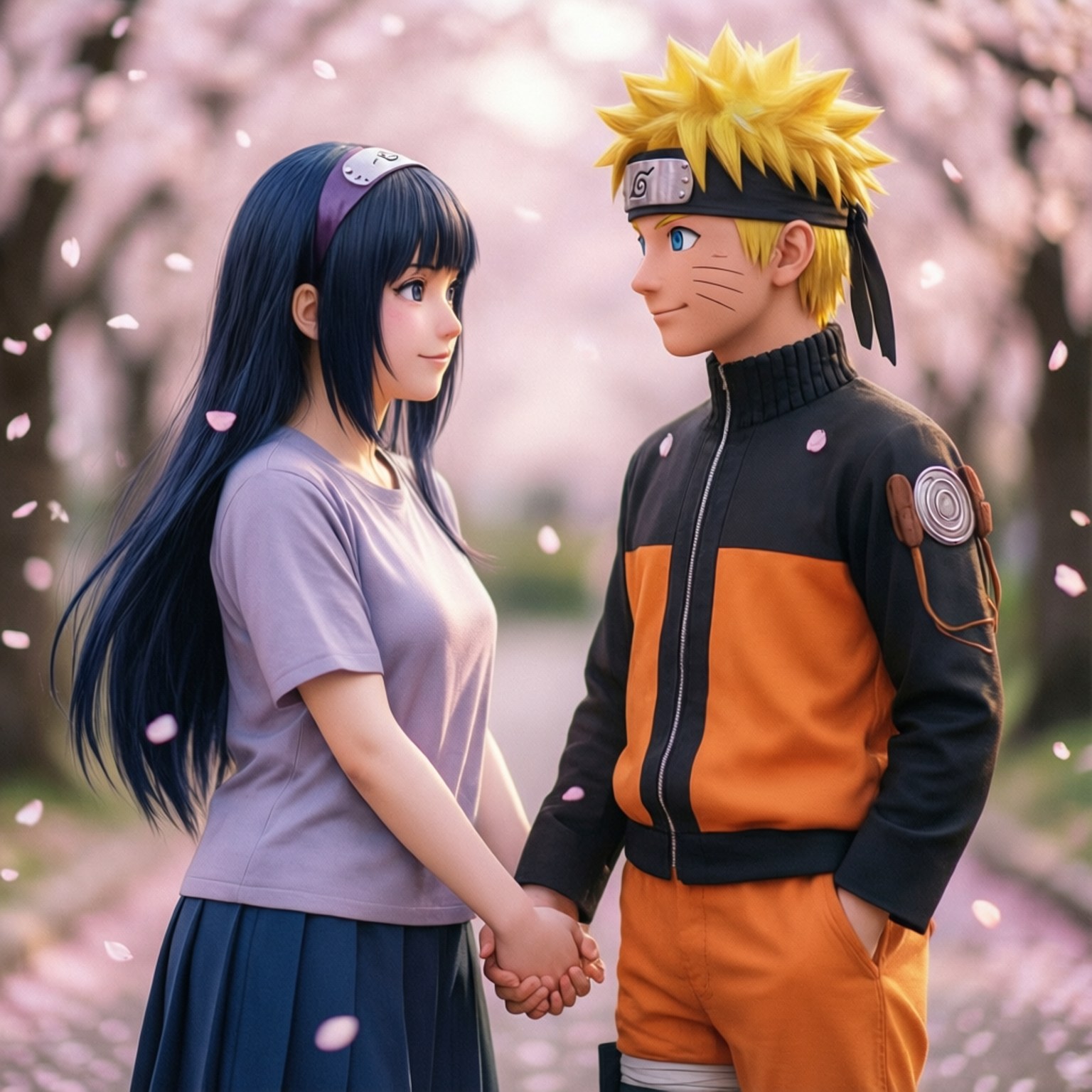 Naruto and Hinata Love by Wallpapers.art Studio