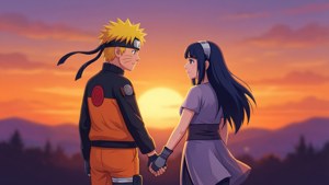 Naruto and Hinata Vector