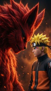 Naruto and Kurama
