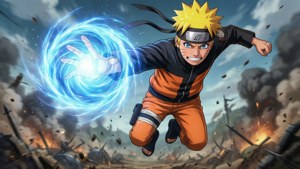 Naruto Rasengan In Flight