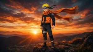 Naruto Sunset Cliff