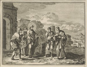 Nathanaël wordt door Philippus tot Christus gebracht