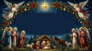 Nativity Star Border