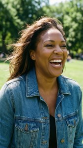 Natural Candid Laugh