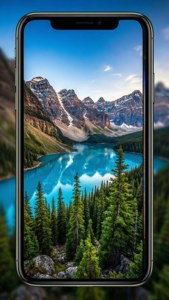 Nature Display on iPhone X
