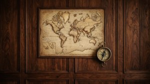 Nautical Mahogany Study