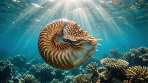 Nautilus in Tropical Paradise