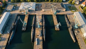 Naval Base Aerial View