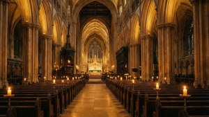 Nave and Candlelight