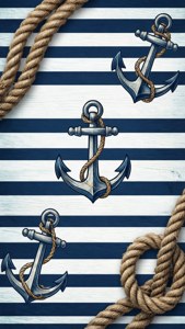 Navy Anchor Coastal