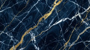 Navy Marble Luxe