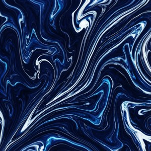 Navy Marble Swirl
