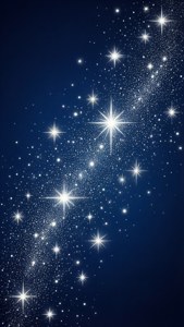 Navy Starry Dots