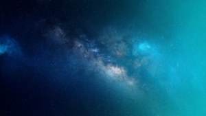 Navy Turquoise Galaxy