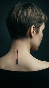 Neck Arrow Silhouette