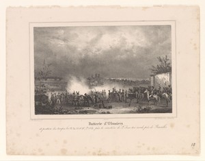 Nederlandse batterij buiten Brussel, 1830