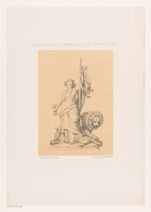 Nederlandse maagd met leeuw