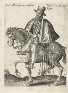 Nederlandse prins te paard